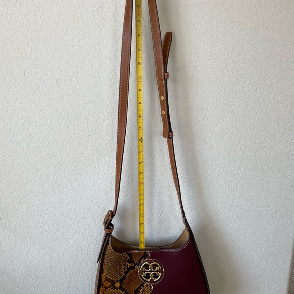 Tory Burch Burgundy and Tan Shoulder Bag - Picture 3 of 7